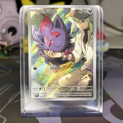Pokemon TCG N's Zorua 189 SVP Black Star Promos Holo Promo Card English - Image 1
