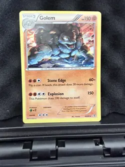 Pokemon TCG Generations Golem Card 45/83 Reverse Holo Rare - Image 1