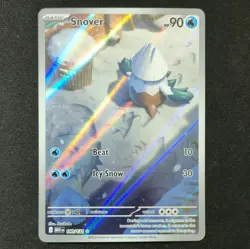 Snover - 140/132 - Mega Evolution - Illustration Rare - Pokemon Card - NM - Image 1