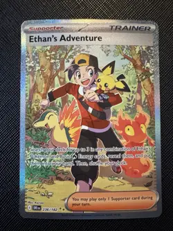 Pokemon Ethan's Adventure Holo Card 236/182 Sv10: Destined Rivals - Image 1