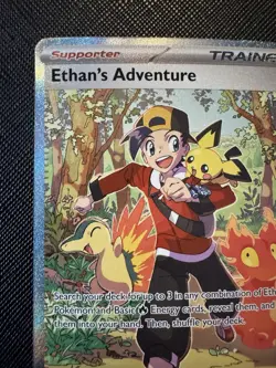Pokemon Ethan's Adventure Holo Card 236/182 Sv10: Destined Rivals - Image 2