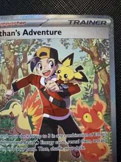 Pokemon Ethan's Adventure Holo Card 236/182 Sv10: Destined Rivals - Image 3