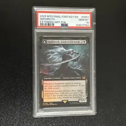 PSA 10 - MTG Final Fantasy: Sephiroth, Fabled SOLDIER (Extended Art) Foil #451 - Image 2