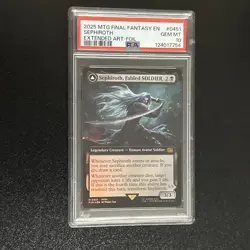 PSA 10 - MTG Final Fantasy: Sephiroth, Fabled SOLDIER (Extended Art) Foil #451 - Image 3