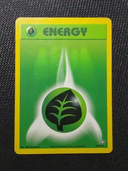 Grass Energy - 108/111 - Neo Genesis - Pokemon Card - Image 1
