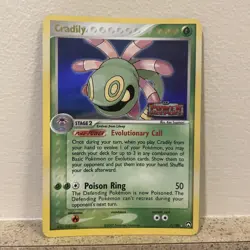 Cradily 7/108 Reverse Holo EX Power Keepers Pokemon Card Stamped LP/NM 2007 - Image 1