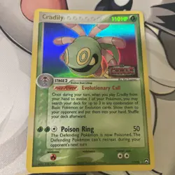 Cradily 7/108 Reverse Holo EX Power Keepers Pokemon Card Stamped LP/NM 2007 - Image 3