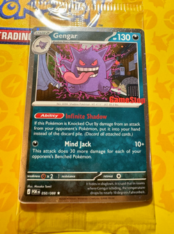 Pokemon TCG Gengar 050/088 Promo Sealed Stamped Gamestop Promo Card - Image 1