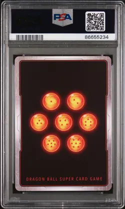 Ss Vegeta, Brs/Strgth 2022 Dragon Ball Super Card Game Dawn Of The Z-L PSA 10 - Image 2