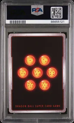 Ss Vegeta, Brs/Strgth 2022 Dragon Ball Super Card Game Dawn Of The Z-L PSA 10 - Image 2