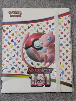 Pokemon Scarlet & Violet 151 - Mew Binder Collection - Binder Only NO CARDS - Image 1