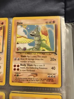 Onix Southern Islands Promo Pokemon Card 03/18 90 HP Regular English 2001 - Image 1