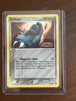 Beldum Power Keepers Reverse Holo Vintage Pokemon Card 45/108 - Image 1