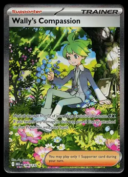 Pokemon Card - Wally's Compassion Mega Evolution 186/132 SIR - Image 1