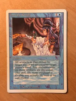 Magic the Gathering MTG Hurkyl's Recall Revised Edition MP - Image 1