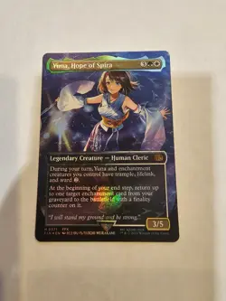 Yuna, Hope of Spira (Borderless) (Chocobo Track Foil) Final Fantasy Foil - Image 1