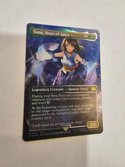 Yuna, Hope of Spira (Borderless) (Chocobo Track Foil) Final Fantasy Foil - Image 2