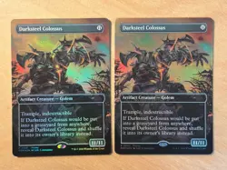 MTG Magic the Gathering 1x Darksteel Colossus Foil Borderless Promo NM - Image 1