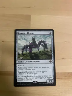 Roaming Throne Lost Caverns of Ixalan Magic: The Gathering Near Mint Condition - Image 1