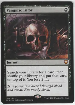 MTG Magic the Gathering Vampiric Tutor (156/361) Commander Legends - Image 1