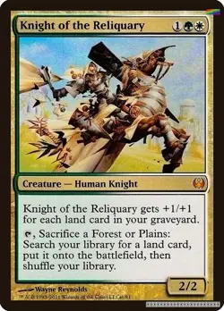 Knight of the Reliquary [DDG - 1] - LP [Foil] TCG MTG - Image 1
