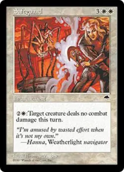 MTG Magic the Gathering Rare Safeguard Tempest NM - Image 1