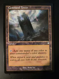 Command Tower NM RETRO FRAME Commander: The Brothers' War MTG FREE SHIPPING - Image 1