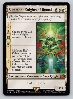 Summon: Knights of Round - Final Fantasy - MTG - Image 1