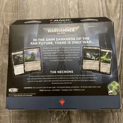 MTG Universes Beyond: Warhammer 40K Necron Dynasties Commander Deck New in Box - Image 2