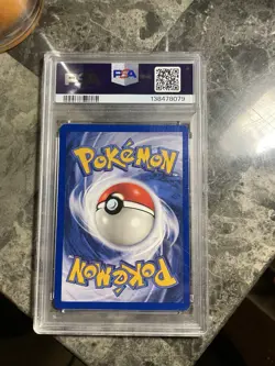 Pokemon Gengar 20/62 Fossil Non-Holo Card PSA 6 - Image 2