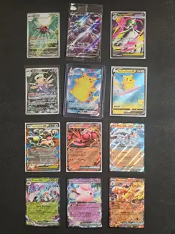 Pokemon Card Lot x12 Mewtwo SWSH229 Sealed Promo Surfing Pikachu VMAX - Image 1