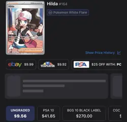 Pokemon Hilda 164/086 SV: White Flare Ultra Rare Holo Trainer Supporter English - Image 4