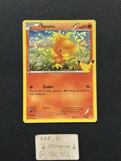Pokemon 2021 Mcdonalds - Torchic - 11/25 - Holo Rare - NM - Image 1