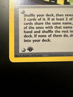 Pokemon Arcade Game Neo Genesis 83/111 1st Edition Rare WotC Vintage NM - Image 5