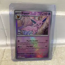 Pokemon Espeon 033/131 Sv: Prismatic Evolutions Master Ball Rare Holo English - Image 2