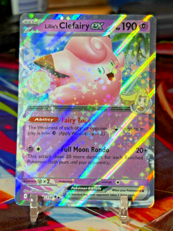 Pokemon TCG Journey Together LILLIE'S CLEFAIRY ex 056/159 - Image 1