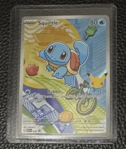 Squirtle 039 - Pokemon TCG - Mega Evolution Illustration Black Star Promo! - Image 1