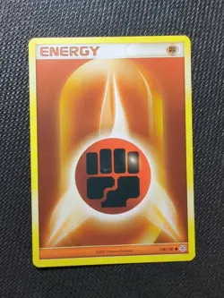 Pokemon TCG Fighting Energy Diamond & Pearl 128/130 Regular Common NM - Image 1