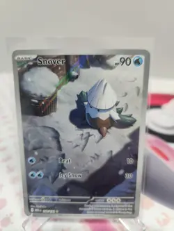 Pokemon TCG - Snover 140/132 - Mega Evolutions - Full Art - NM/M - Image 1