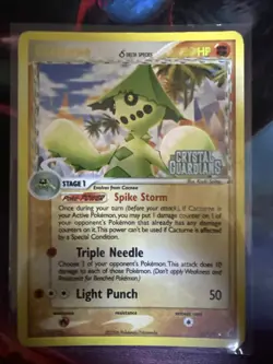 Pokemon TCG Cacturne 15/100 EX Crystal Guardians Reverse Holo Stamped NM - Image 1