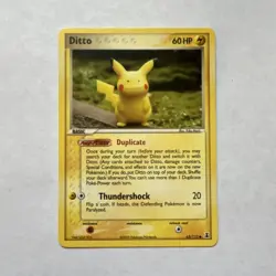 Pokemon Ditto (Pikachu) 63/113 EX Delta Species Regular Common NM+ - Image 1