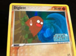 Pokemon Crystal Guardians Reverse -Holo Stamped Diglett 50/100 EX/MP Condition. - Image 2