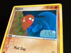 Pokemon Crystal Guardians Reverse -Holo Stamped Diglett 50/100 EX/MP Condition. - Image 3