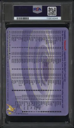 Pokemon Mewtwo S4 Legendary Collection Box Topper Foil Promo PSA 9 2002 - Image 2