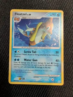 Pokemon TCG Floatzel DP Training Kit 1 Blue 2/12 Common NM - Image 1