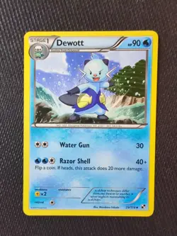 Pokemon TCG Dewott Black and White 29/114 Regular Uncommon - Image 1