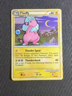 Pokemon TCG Flaaffy Heartgold Soulsilver 42/123 Regular Uncommon - Image 1