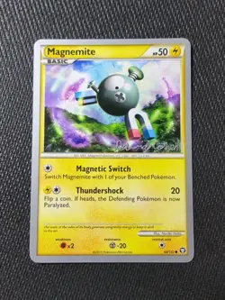 Pokemon TCG Magnemite World Championship Singles 68/102 NM - Image 1