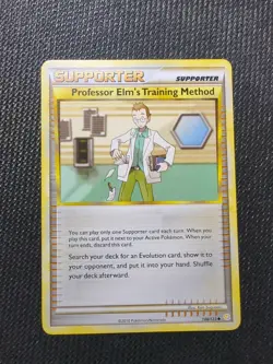 Pokemon TCG Professor Elm's Training Method Heartgold Soulsilver 100/123 - Image 1