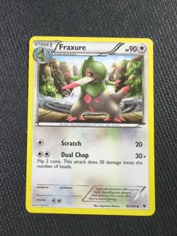 Pokemon TCG Fraxure Noble Victories 87/101 Regular Uncommon - Image 1